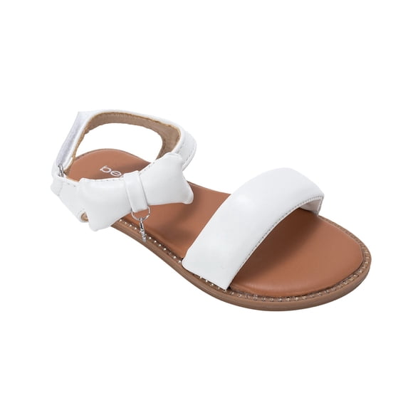 bebe Girl's Sandals – Cute Fashion Flat Sandals and Summer Shoes with Ankle Strap (Toddler-Little Kid-Big Kid)