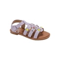 thumbnail image 1 of bebe Girl's Sandals – Strappy Flat Sandals and Studded Summer Shoes (Toddler/Little Kid/Big Kid), 1 of 11