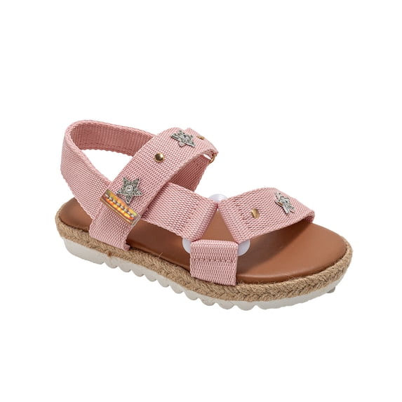 bebe Girl's Sport Fashion Sandals – Comfortable Shoes with Playful Charms (Little Kid/Big Kid)