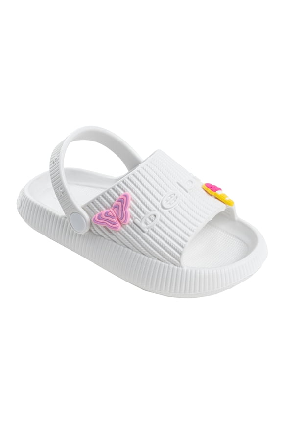 Girls' Sandals - Comfortable Slides for Kids, Slip on Shoes and Sandals for Girls (Toddler)