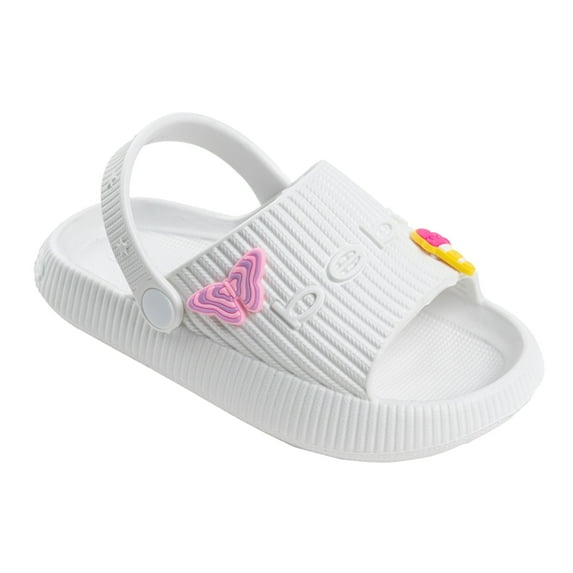 bebe Girls' Sandals - Comfortable Slides for Kids, Slip on Shoes and Sandals for Girls (Toddler)