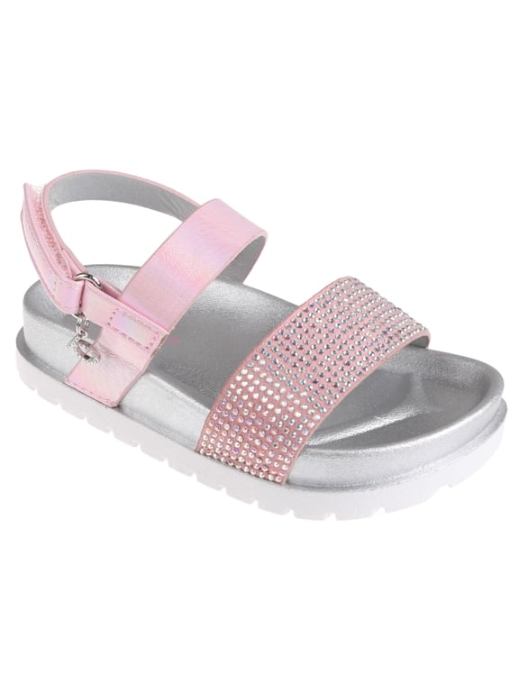 Girls' Sandals - Cute and Sparkly Toddler Girls' Summer Shoes, Perfect Beach Sandals for Toddlers
