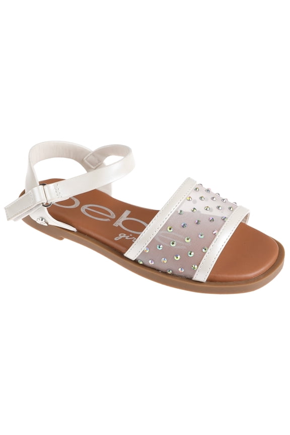 Girls' Sandals - Kids' Open Toe Summer Shoes with Mesh Upper, Perfect Flat Sandals for Girls (Little Girl/Big Girl)