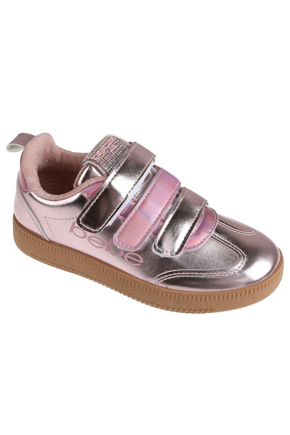 Girls' Shoes - Sneakers for Girls, Low Top Metallic Flat Sneakers for Little Kid/Big Kid