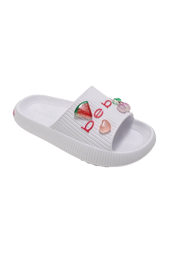 Girls Slides Sandals – Cute Slip-On Slides for Girls, Lightweight Summer Sandals (Little Kid/Big Kid)