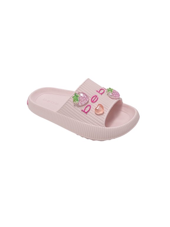 Girls Slides Sandals – Cute Slip-On Slides for Girls, Lightweight Summer Sandals (Little Kid/Big Kid)