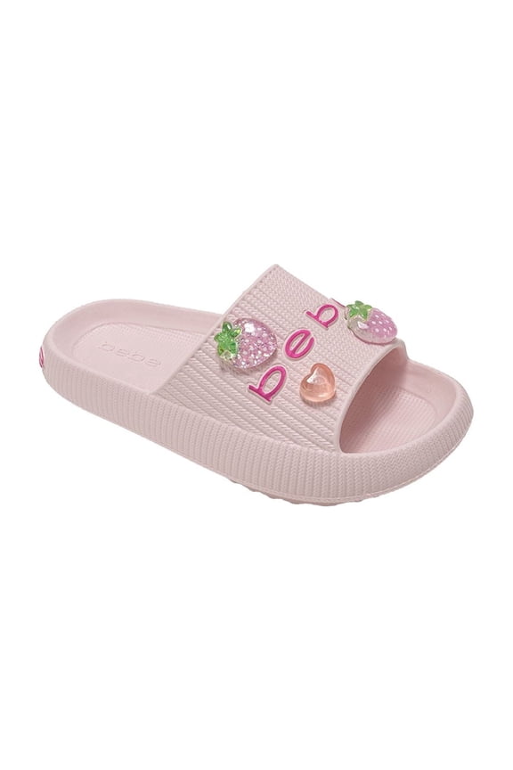 Girls Slides Sandals – Cute Slip-On Slides for Girls, Lightweight Summer Sandals (Little Kid/Big Kid)