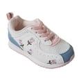 thumbnail image 1 of bebe Girls Toddler Sneaker with Flower Embroidery, 1 of 7