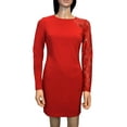 thumbnail image 1 of bebe Red Lace Detailed Sheath Dress (2), 1 of 1