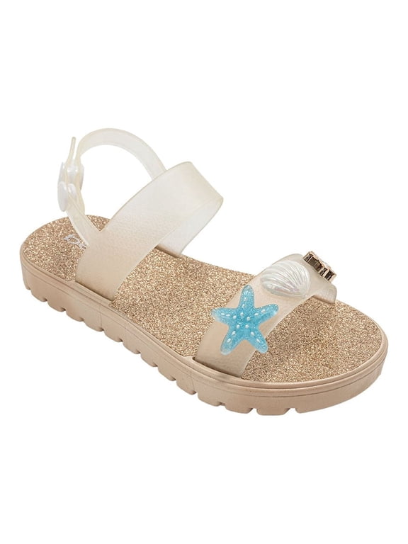 Toddler Girls PCU Sandals – Cute Charm Slip-On Sandals