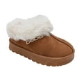 thumbnail image 1 of bebe Toddler Girls' Platform Boots – Microsuede Bootie with Faux Fur, Comfy Platform Shoes for Toddlers, 1 of 9
