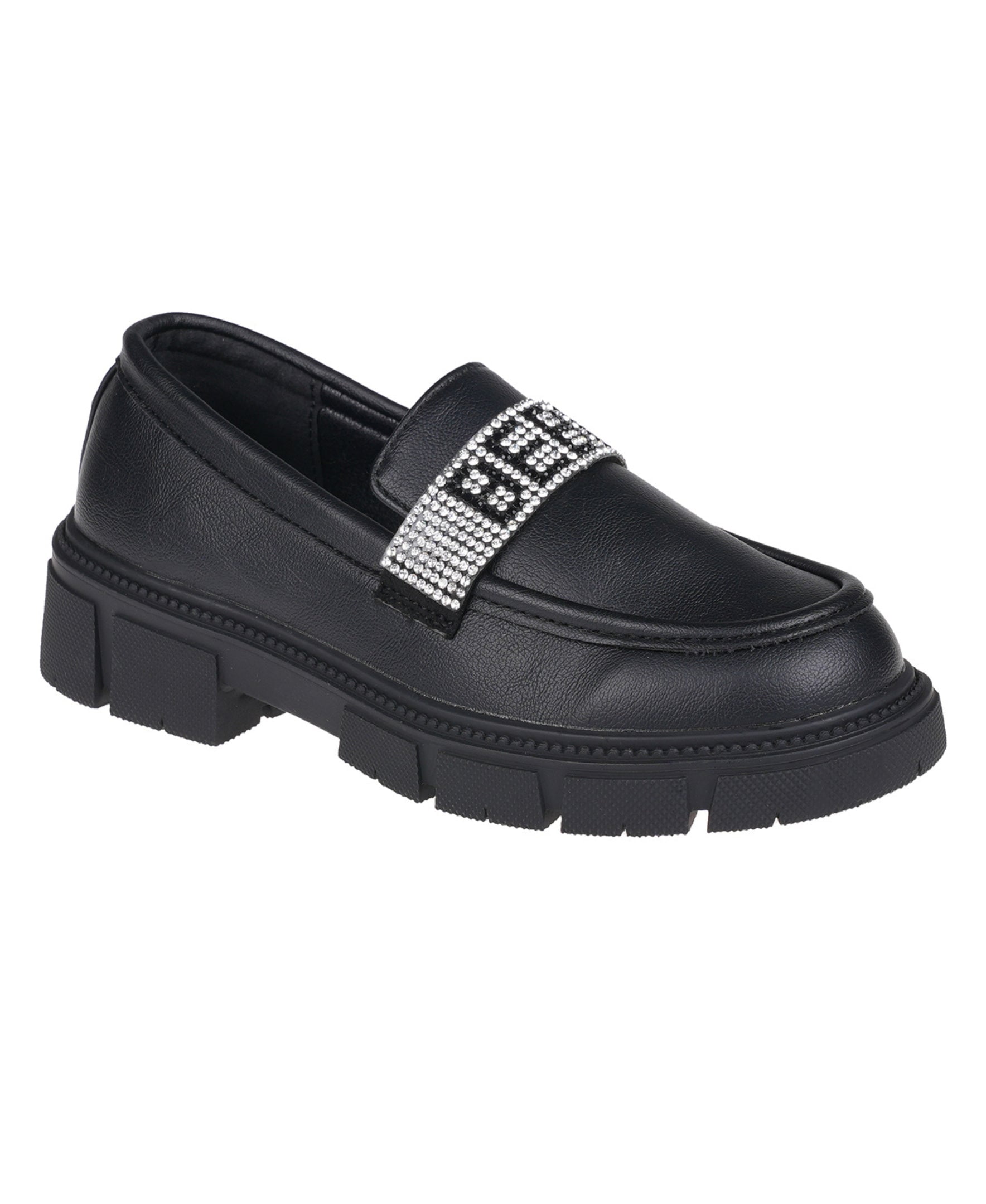 bebe Trendy Shoes Slip-on Mary Jane Loafers for Little Girls, Size 13