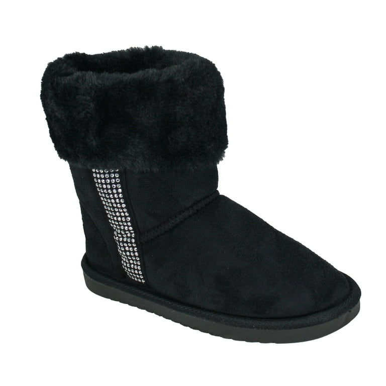 bebe Winter Boot Cuffs Warm Boots For Big Girls Size 4 Walmart