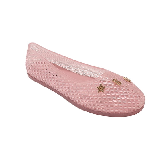 bebe Women's Jelly Sandals - Comfortable Dress Shoes for Women Cute Flat Sandals with Charms