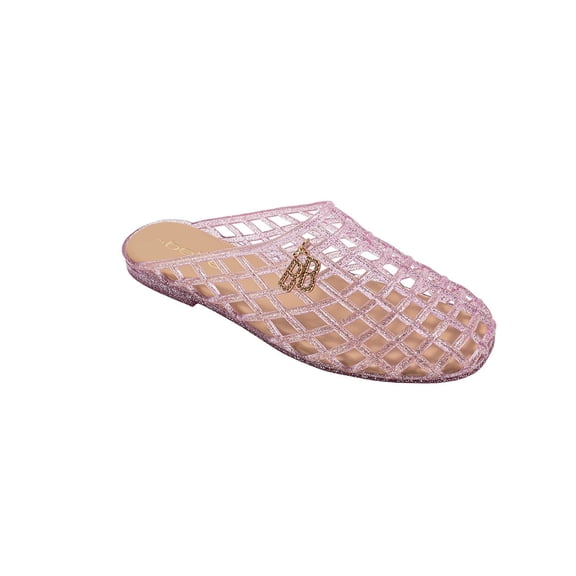 bebe Women’s Jelly Sandals – Cute Flat Sandals, Jelly Shoes for Women with Dangling Charms