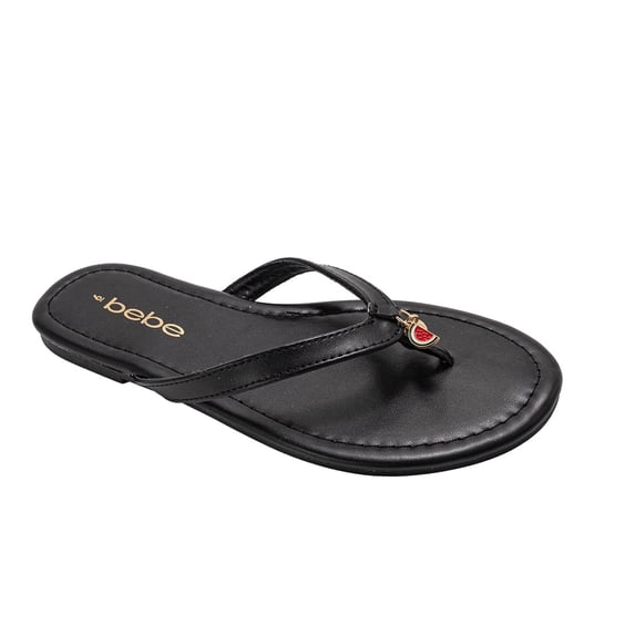 bebe Women’s Flat Sandals – Cute Summer Sandals for Women, Stylish Beach Shoes and Flats