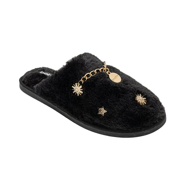 bebe Women's Slippers – Comfy and Soft Indoor Slides, Cozy House Slippers for Women