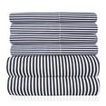 thumbnail image 1 of bed bath n more 6 Piece Loft Collection Modern Classic Pinstripe Bed Sheet Sets, 1 of 4