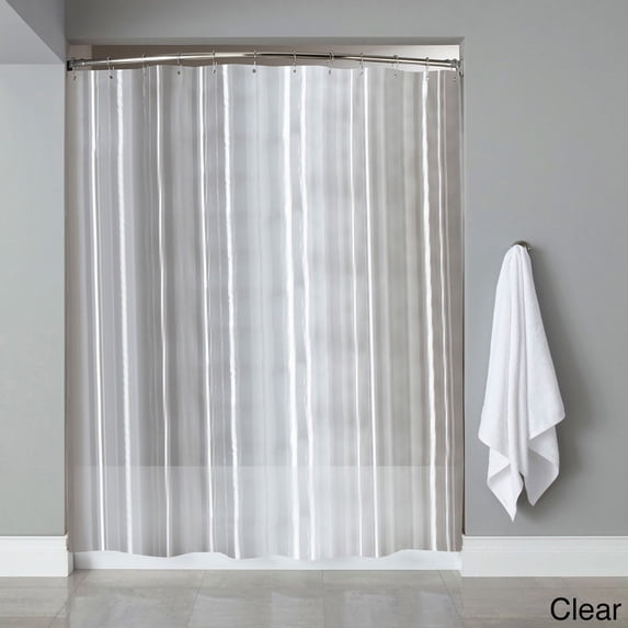 bed bath n more Vinyl Shower Curtain Liner Clear
