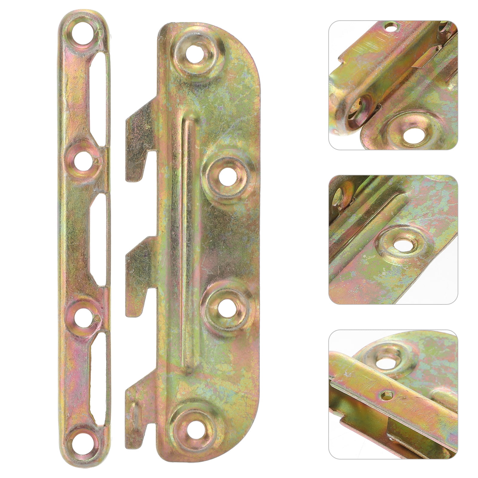 bed rail brackets 4 Sets Furniture Bed Brackets Bed Rail Fasteners