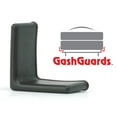thumbnail image 1 of bedCLAW 1-1/4" GashGuards: Deluxe Rubberized Plastic Bed Frame End Caps, Set of 2, 1 of 5