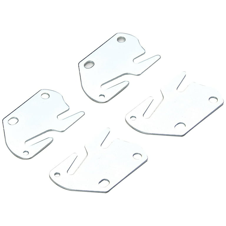 bedCLAW #10 Hook Plates for Wooden Beds, Set of 4 