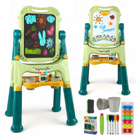 beefunni Birthday Christmas Gift Plastic Double Sided Art Easels