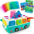 thumbnail image 1 of beetoy Baby Tissue Box Toy, Soft Stuffed High Contrast Baby Toys 6-12 Months Sensory Montessori Toys with Crinkle Tissue Papers Colorful Juggling Rainbow Dance Scarves for Toddler, Infants, Newborns, 1 of 9