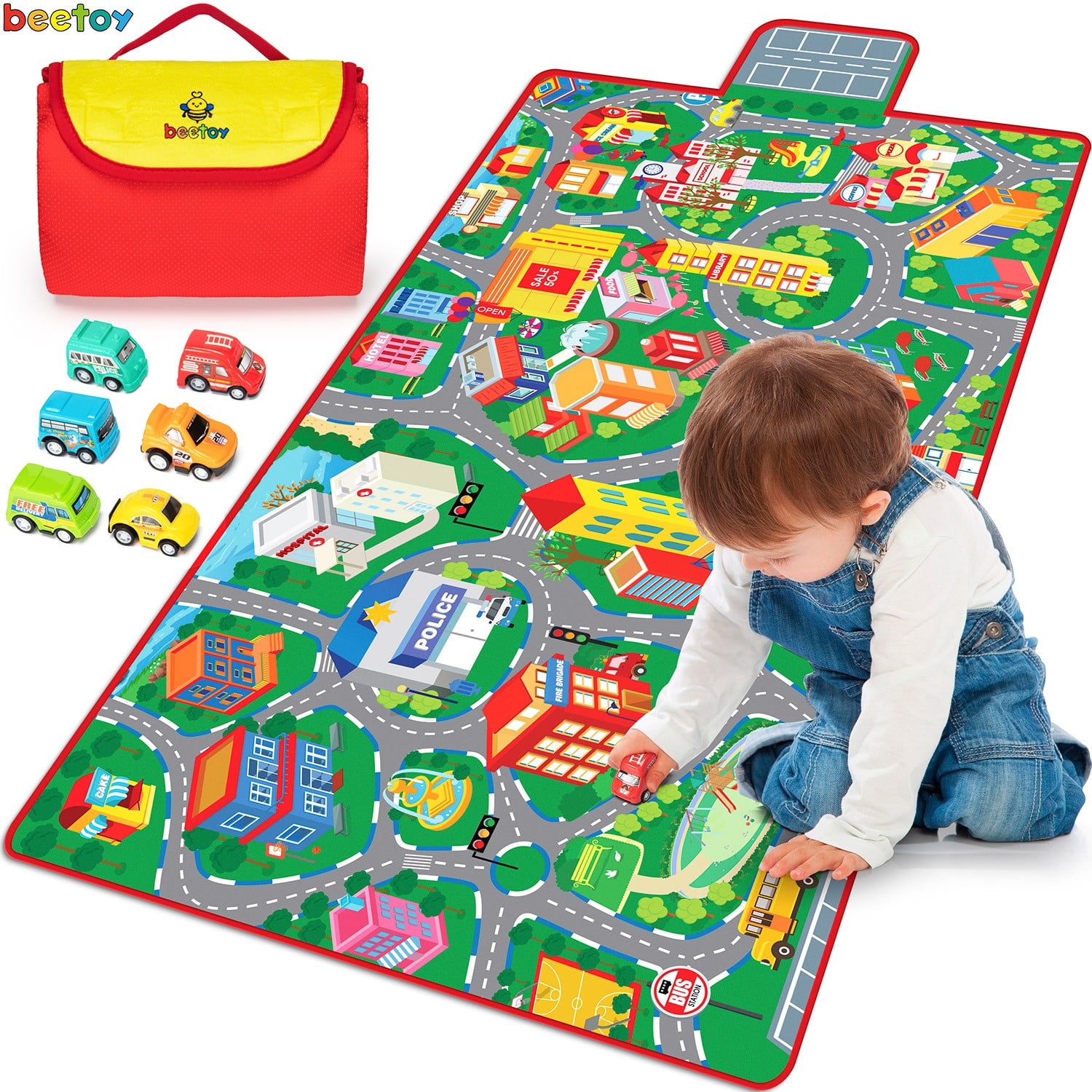 Buy wholesale Children's play mat - car circuit 95 x 133 cm