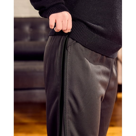 befree Girls' and Boys' zipOns Heavyweight Adaptive Pants, Youth Sizes XX-Small to X-Large