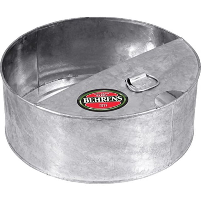 behrens galvanized steel drain pan, 8-gallon - Walmart.com