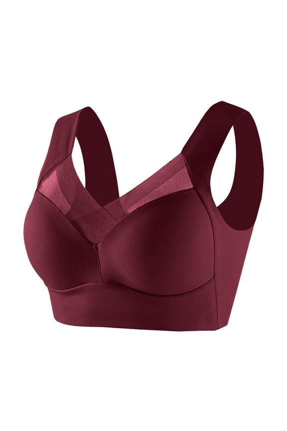 Clothing 2025 Bra Under $5 Sports Bras for Women Large Bust High Support No Underwire Bra Plus Size Supportive Bra Breathable Padded Bra