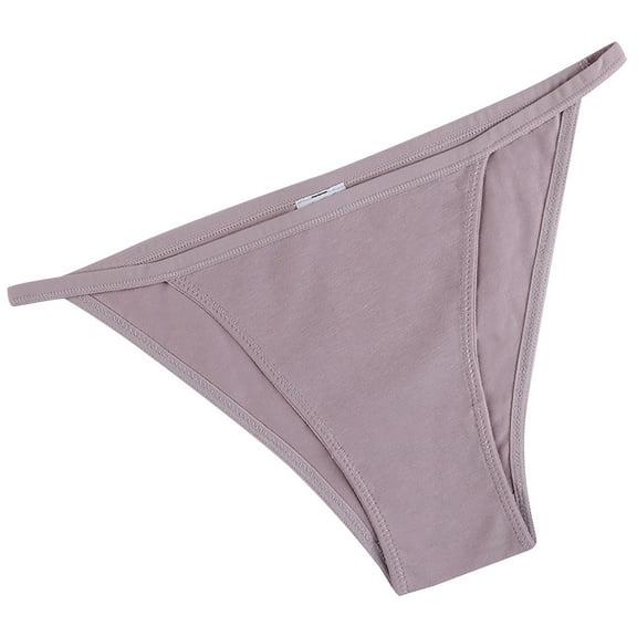 beishanbush Clothing 2025 Women'S Panties Under $5 Cotton Underwear for Women Plus Size String Bikini Panties Low Waist Underwear High Cut Stretch Ladies Briefs