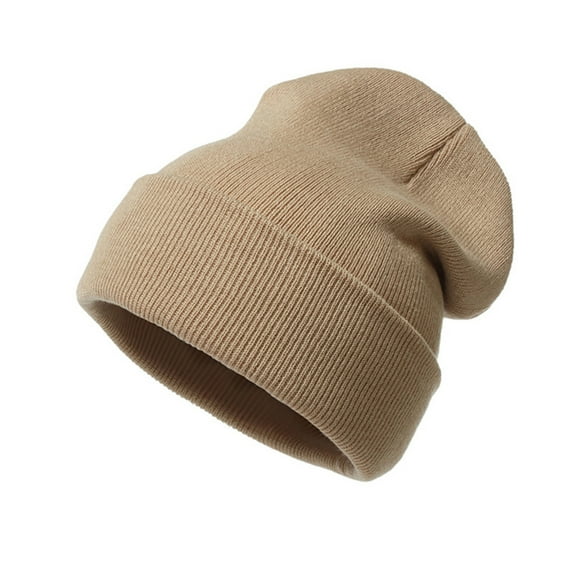 beishanbush Baseball Caps 2021 Outdoor Winter Adult Neutral Keep Warm Hats Candy Color Knitted Woolen Hat Khaki