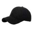 thumbnail image 1 of beishanbush Baseball Caps Fashion Women Men Sport Solid Color Keep Warm Knitting Beach Baseball Cap Hop Hat Sun Hat Black, 1 of 5