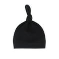 thumbnail image 1 of beishanbush Baseball Caps Hats Autumn Winter Soft & Warm Knotted Cap for Boys and Girls - Organic Baby Hats 0-6 Month Old Black, 1 of 2