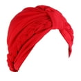 thumbnail image 1 of beishanbush Baseball Caps Women Braid Turban Hats Cancer Cap Hair Bonnet Head Scarf Wrap Cover Hat Red, 1 of 4
