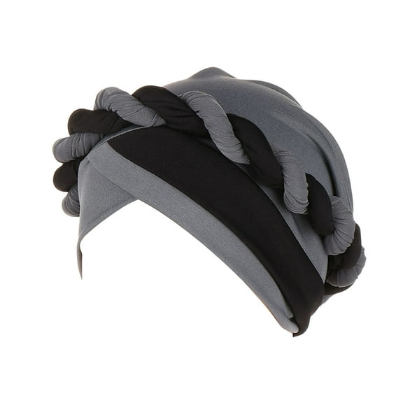 beishanbush Clothing 2025 Baseball Caps Women Braid Turban Hats Hat Cancer Cap Hair Bonnet Head Scarf Wrap Cover Grey