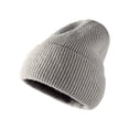 thumbnail image 1 of beishanbush Clearance Sales Baseball Caps Women's Fashion Casual Woolen Hat Solid Warm Outdoor Knitted Hat Silver, 1 of 2