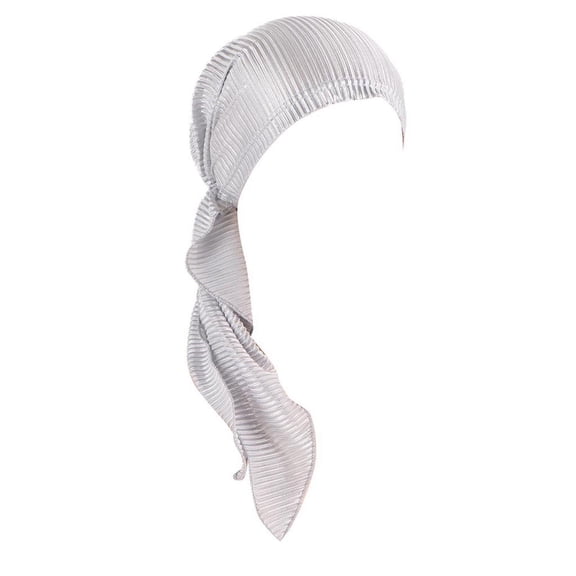 beishanbush Baseball Caps Womens Casual Solid Head Hat Cap Headwear Turban Cap Slouchy Headwear Silver