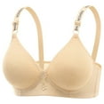 thumbnail image 1 of beishanbush Clothing 2025 Bra Under $5 Women's Fashionable Casual Underwear Comfortable Gathering Solid Color Bra, 1 of 2