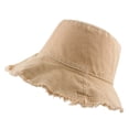 thumbnail image 1 of beishanbush Bucket Hats Fashion Lady Casual Cap Women Pure Color Sun Hat Elegant Beach Hat Fisherman Hat Yellow, 1 of 1