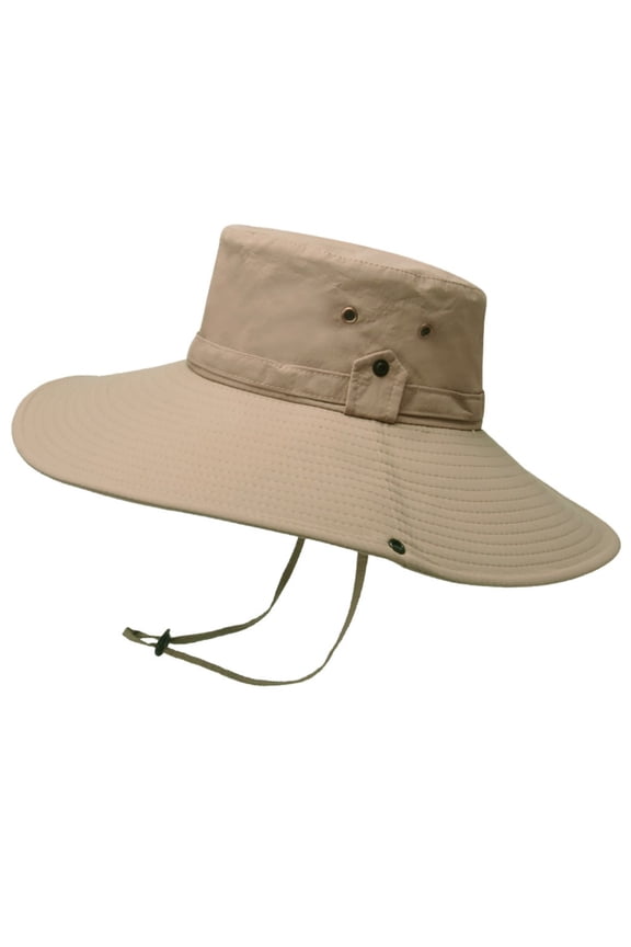 Clothing 2025 Bucket Hats Mens Waterproof Protection Breathable Fisherman Cap Foldable Hat Beige
