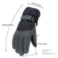 thumbnail image 1 of beishanbush Gloves Mittens Kids Winter Gloves Snow Windproof Mittens Outdoor Sports Skiing Age 6-11 Years Black, 1 of 2