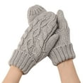 thumbnail image 1 of beishanbush Gloves Mittens Winter Gloves for Women Warm Glove Windproof Elastic Texting Black Gloves Women Grey, 1 of 4