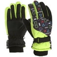thumbnail image 1 of beishanbush Clearance Sales Gloves Mittens Winter Outdoor Boys Girls Snow Skating Snowboarding Windproof Warm Gloves Perfect for 5 To 9 Years Old Kids Green, 1 of 5