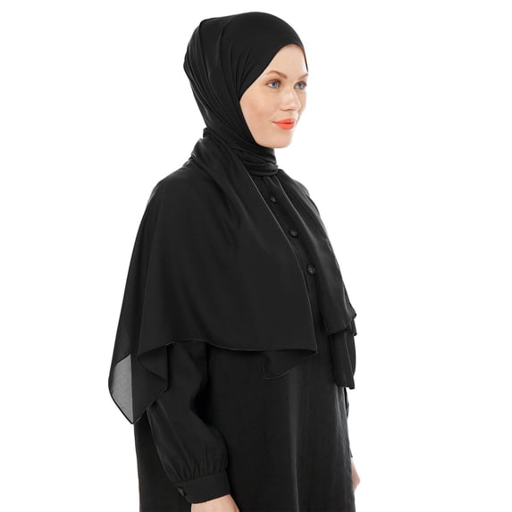 beishanbush Clothing 2025 Scarf Women Chiffon Hijab Scarf Long Hijabs Scarves Scarf Hijab Hijab Shawl Black
