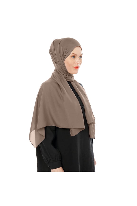 Clothing 2025 Scarf Women Chiffon Hijab Scarf Long Hijabs Scarves Scarf Hijab Hijab Shawl Coffee
