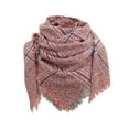thumbnail image 1 of beishanbush Scarf Women Fall Winter Scarf Classic Tassel Plaid Scarf Warm Soft Large Blanket Wrap Shawl Scarves Watermelon Red, 1 of 4