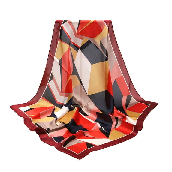 beishanbush Scarf Women Scarf Multi-Purpose Bandana Gift Setsâ Headband, Wrap, Protective Coverage Red